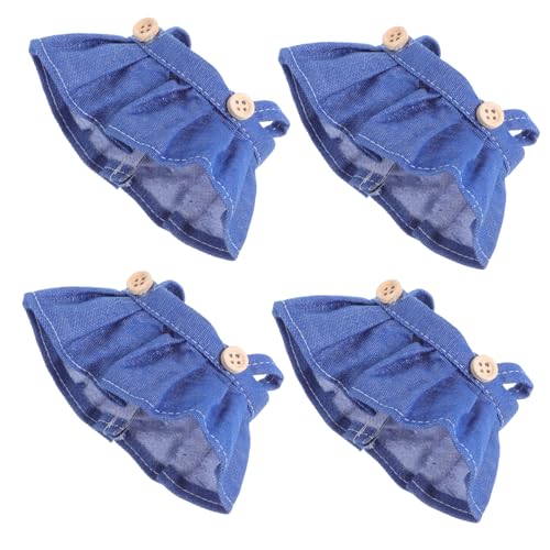 JOINPAYA 4 Stück Teiliges Kleidungsstücke für Puppen Strapazierfähiger Stoff Modischer Jeans Latzrock Passgenaues Puppen Outfit für Kostüm und Sammler JOINPAYA 4 Stück Teiliges Kleidungsstücke für Puppen Strapazierfähiger Stoff Modischer Jeans Latzrock Passgenaues Puppen Outfit für Kostüm und Sammler von JOINPAYA