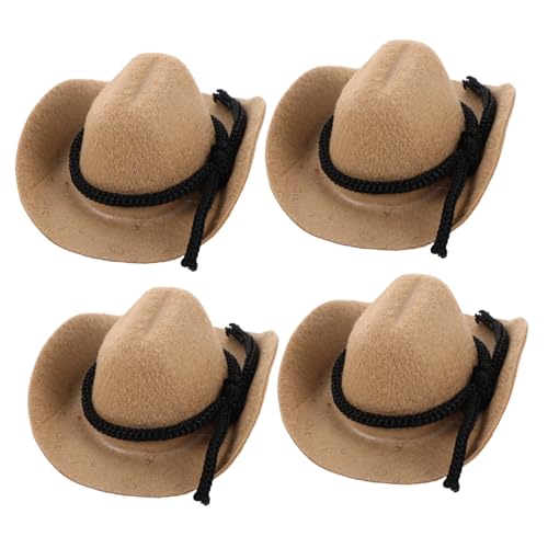 JOINPAYA 4 Stück Teiliges Mini Cowboy Hüte aus Flockigem Material Mini Western Cowgirl Hüte für Puppen Dekorative Kleine Handwerksmütze für Bastelarbeiten und Partyfiguren Cremeweiß JOINPAYA 4 Stück Teiliges Mini Cowboy Hüte aus Flockigem Material Mini Western Cowgirl Hüte für Puppen Dekorative Kleine Handwerksmütze für Bastelarbeiten und Partyfiguren Cremeweiß von JOINPAYA