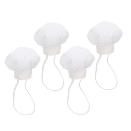 JOINPAYA 4 Stück Teiliges Miniatur kochmützen Puppen Weiße Baumwoll hauben mit Gummiband Dekorative Puppenhüte für Basteln Rollenspiele und Kreatives Puppenzubehör JOINPAYA 4 Stück Teiliges Miniatur kochmützen Puppen Weiße Baumwoll hauben mit Gummiband Dekorative Puppenhüte für Basteln Rollenspiele und Kreatives Puppenzubehör von JOINPAYA