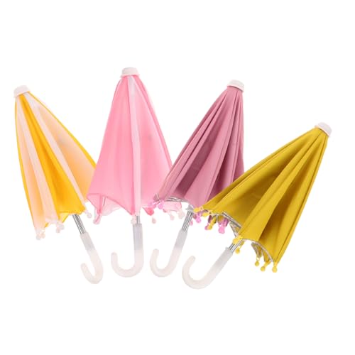 JOINPAYA 4 Stück Teiliges Puppen-regenschirme Leichte Robuste Miniatur-sonnenschirme für Mädchen-Puppen Wetterfeste Accessoires für Rollenspiele Strand-Requisiten und Fotografie JOINPAYA 4 Stück Teiliges Puppen-regenschirme Leichte Robuste Miniatur-sonnenschirme für Mädchen-Puppen Wetterfeste Accessoires für Rollenspiele Strand-Requisiten und Fotografie von JOINPAYA