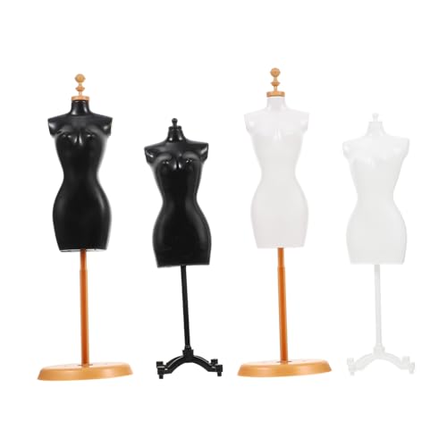 JOINPAYA 4 Stück Teiliges Puppenständer Glattem Kunststoff Stabile Miniatur Modelständer für Puppenkleider Kindersicher Faltenfreie Kleiderpräsentation für Puppenhaus und JOINPAYA 4 Stück Teiliges Puppenständer Glattem Kunststoff Stabile Miniatur Modelständer für Puppenkleider Kindersicher Faltenfreie Kleiderpräsentation für Puppenhaus und von JOINPAYA
