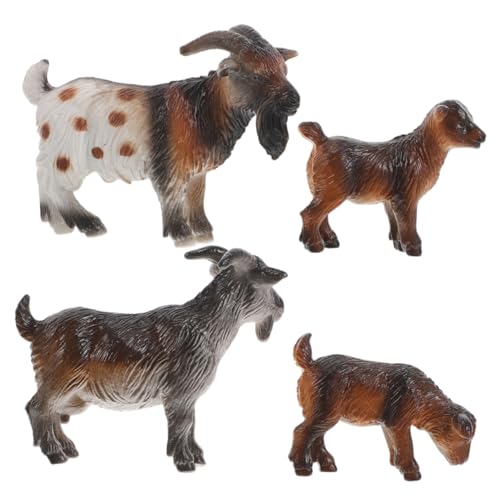 JOINPAYA 4 Stück Teiliges Realistisches Ziegenmodell Set mit Eltern Junge Mädchen Figuren Kindgerechtes Lernspielzeug Feinmotorik Detailgetreue Tierfiguren für Kreatives und Dekoration JOINPAYA 4 Stück Teiliges Realistisches Ziegenmodell Set mit Eltern Junge Mädchen Figuren Kindgerechtes Lernspielzeug Feinmotorik Detailgetreue Tierfiguren für Kreatives und Dekoration von JOINPAYA
