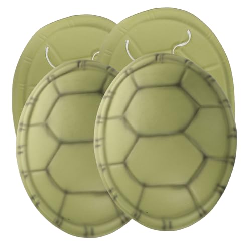 JOINPAYA 4 Stück Teiliges Schildkrötenpanzer Eva Halloween Cosplay Requisiten für Jungen Mädchen Faschingskostüm Party Deko Leicht Auszuziehen Sicher und Farbintensiv von JOINPAYA