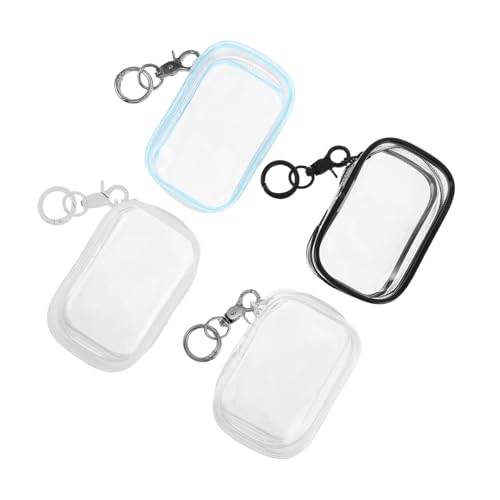 JOINPAYA 4 Stück Transparente Puppen-Aufbewahrungstasche mit Schlüsselanhänger wasserdichte Sammelfiguren Tragetasche für Outdoor Stabiler Schutz und Stilvolles Design für Sammler JOINPAYA 4 Stück Transparente Puppen-Aufbewahrungstasche mit Schlüsselanhänger wasserdichte Sammelfiguren Tragetasche für Outdoor Stabiler Schutz und Stilvolles Design für Sammler von JOINPAYA
