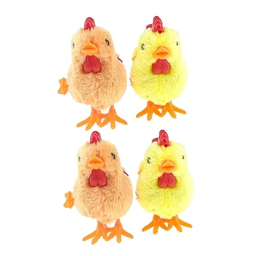 JOINPAYA Walking Chicks Toys - 4 Stück Wind-Spielzeug - Plüsch-mini-küken Für Spielmatte von JOINPAYA