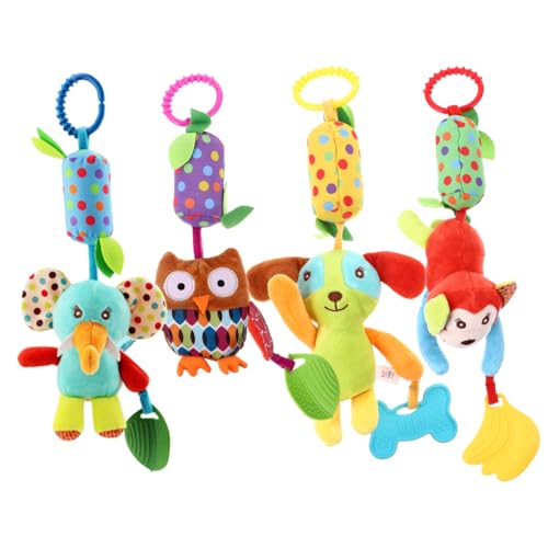 JOINPAYA Tier Windspiel Bett Hängen 4 Stücke Baby Bett Spielzeug Materialien Jungen Und Mädchen Sensorische Entwicklung JOINPAYA Tier Windspiel Bett Hängen 4 Stücke Baby Bett Spielzeug Materialien Jungen Und Mädchen Sensorische Entwicklung von JOINPAYA