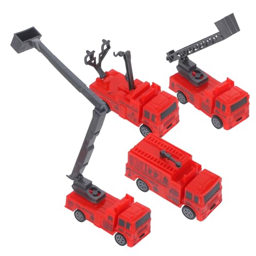 JOINPAYA Feuerwehr Kinder 4 Stück Zurückziehbares Feuerwehrauto-Modell Partygeschenke Für Feuerwehrleute Kranspielzeug Für Einsatzfahrzeuge Spielzeugautos Kleines Spielzeugauto Monster Truck Abs JOINPAYA Feuerwehr Kinder 4 Stück Zurückziehbares Feuerwehrauto-Modell Partygeschenke Für Feuerwehrleute Kranspielzeug Für Einsatzfahrzeuge Spielzeugautos Kleines Spielzeugauto Monster Truck Abs von JOINPAYA