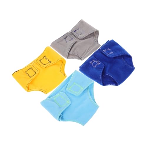 JOINPAYA 4 Stücke Puppe Windel Hosen Windeln Reborn Puppen Zubehör Für Puppen Puppe Zubehör Tuch JOINPAYA 4 Stücke Puppe Windel Hosen Windeln Reborn Puppen Zubehör Für Puppen Puppe Zubehör Tuch von JOINPAYA