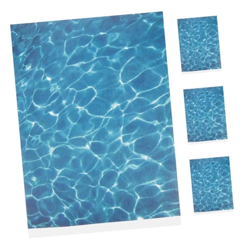 JOINPAYA 4 Stücke Simulierte Wasser Textur Papier Meer Welle Miniatur Boden Papier Aufkleber Himmel Blau JOINPAYA 4 Stücke Simulierte Wasser Textur Papier Meer Welle Miniatur Boden Papier Aufkleber Himmel Blau von JOINPAYA