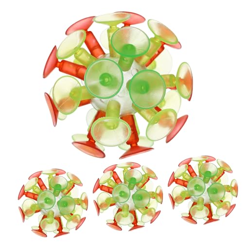 JOINPAYA 4 Stücke Teiliges Saugnapfspielzeug Bunte Leuchtende Klebball Springender Spaß für Stressabbauendes Partyspielzeug Geeignet Ab Jahren JOINPAYA 4 Stücke Teiliges Saugnapfspielzeug Bunte Leuchtende Klebball Springender Spaß für Stressabbauendes Partyspielzeug Geeignet Ab Jahren von JOINPAYA