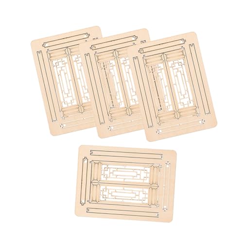 JOINPAYA 4 Teiliges Fensterbaumodell Kleine Gartenornamente Miniatur Holzrahmen Feengarten Winziger Fensterrahmen Feengartenmöbel Puppenhaus Fensterrahmen Hellbraunes Holz JOINPAYA 4 Teiliges Fensterbaumodell Kleine Gartenornamente Miniatur Holzrahmen Feengarten Winziger Fensterrahmen Feengartenmöbel Puppenhaus Fensterrahmen Hellbraunes Holz von JOINPAYA