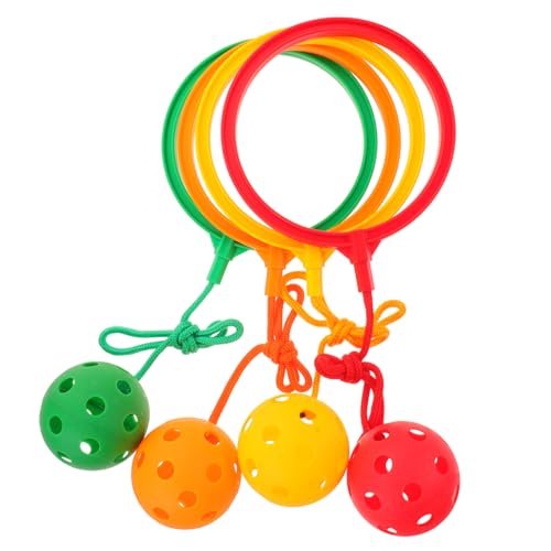 JOINPAYA 4 hüpfendes Ballspielzeug Knöchelspringender Ball Springring für Springendes drinnen Springender Ringball Kinderübungsausrüstung hüpfendes JOINPAYA 4 hüpfendes Ballspielzeug Knöchelspringender Ball Springring für Springendes drinnen Springender Ringball Kinderübungsausrüstung hüpfendes von JOINPAYA