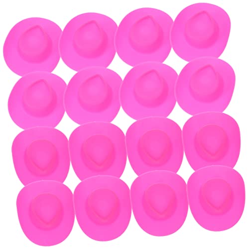 JOINPAYA 40 Stück Mini-Cowboyhut Minihüte zum Basteln Kleiner Cowboyhut Cowboyhüte Puppenhüte Cool Miniatur -Cowboyhut -Figuren Western-Party-Mini-Dekorationen Plastik Rosa JOINPAYA 40 Stück Mini-Cowboyhut Minihüte zum Basteln Kleiner Cowboyhut Cowboyhüte Puppenhüte Cool Miniatur -Cowboyhut -Figuren Western-Party-Mini-Dekorationen Plastik Rosa von JOINPAYA