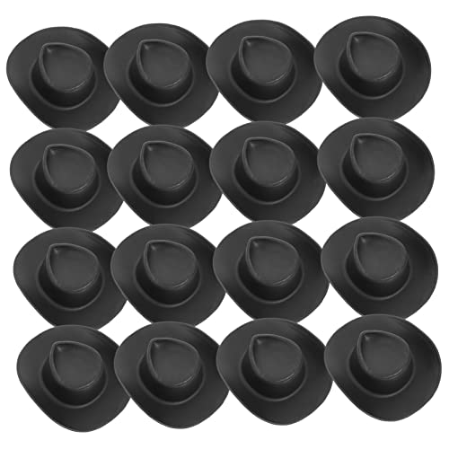 JOINPAYA 40 Stück Mini-Cowboyhut Zubehör Cowboyhüte kleine Hüte zum Basteln Kind winzig Puppe Cowboyhut Western-Miniatur-Partydekorationen Miniatur-Puppenhüte Plastik Black JOINPAYA 40 Stück Mini-Cowboyhut Zubehör Cowboyhüte kleine Hüte zum Basteln Kind winzig Puppe Cowboyhut Western-Miniatur-Partydekorationen Miniatur-Puppenhüte Plastik Black von JOINPAYA