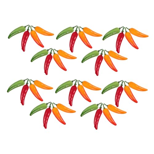 JOINPAYA Einzigartige Chili-Pfeffer-Modelle – 40 Stück Künstliche Chilischoten Als Küchendekor Partygeschenke Chili-Pfeffer-Dekorationen Simulation Lebensechter Requisiten JOINPAYA Einzigartige Chili-Pfeffer-Modelle – 40 Stück Künstliche Chilischoten Als Küchendekor Partygeschenke Chili-Pfeffer-Dekorationen Simulation Lebensechter Requisiten von JOINPAYA