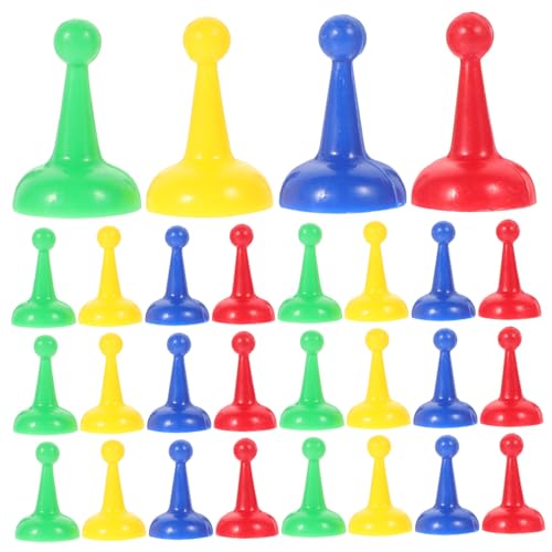 JOINPAYA 40 Stück Spielsteine Schach Für Tischplatte Brettspiele Bauern Spielmarken Tabletop-spielkomponente Spielzubehör Tischmarker Plastik von JOINPAYA