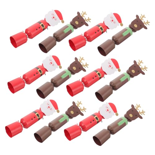 JOINPAYA 40 Stück Teiliges Weihnachts Geschenkboxen aus Stabilem mit Kreativen Rentier und Weihnachtsmann Motiven Kleine Süßigkeiten und Snackboxen für Festliche Party Goodie Bags und von JOINPAYA