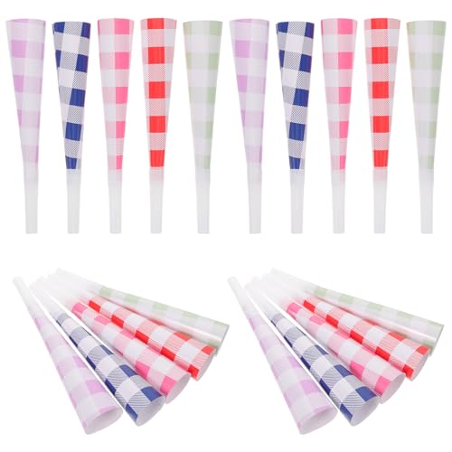 JOINPAYA 40 stücke Party Gebläse Krachmacher Reifenplatzer Pfeifen Squawkers Geräuschmacher Lustige Gebläse Musikalische Reifenplatzer Party Hörner Krachmacher Für Halloween von JOINPAYA