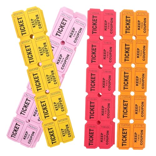 JOINPAYA Große Tombola-lose Für Karnevalspartys – 400 Stück Auf Rolle Karnevalslose Tombola-lose Für Spiele Requisiten Für Fotoautomaten JOINPAYA Große Tombola-lose Für Karnevalspartys – 400 Stück Auf Rolle Karnevalslose Tombola-lose Für Spiele Requisiten Für Fotoautomaten von JOINPAYA