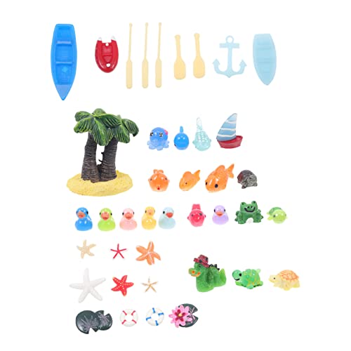 JOINPAYA 40stücke Figuren Aus Harz Für Aquarien Ocean Style Dekorationen Für Micro Landschaften Sicheres Material Hohe Simulation Für Fischtanks Und Aquarien von JOINPAYA
