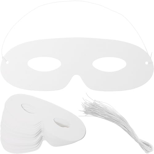 JOINPAYA 40st Maskerade-kostüm-cosplay-zubehör Masken-cosplay Maskerade Liefert Dinosauriermaske Cosplay-masken Selber Machen Halloween-maskenhandwerk Halbe Augenmasken Weiß Papier JOINPAYA 40st Maskerade-kostüm-cosplay-zubehör Masken-cosplay Maskerade Liefert Dinosauriermaske Cosplay-masken Selber Machen Halloween-maskenhandwerk Halbe Augenmasken Weiß Papier von JOINPAYA