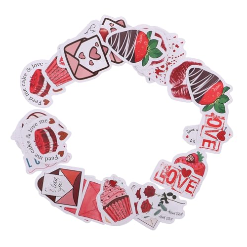 JOINPAYA 46 Stück Valentinstagshandbuch Dekoration Scrapbook Zubehör Valentinstags Zubehör Scrapbooking Zubehör Für Teenager Scrapbook Zubehör Valentinstags Heimdekorationsaufkleber von JOINPAYA