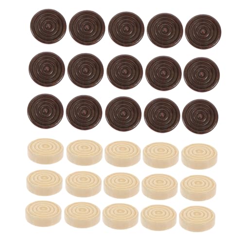 JOINPAYA 48 Stück Teiliges Holz Spielsteine für Dame und Natürliche Holzkonstruktion Leicht und Tragbar Robustes Zubehör für Brettspiele und Kartenspiele JOINPAYA 48 Stück Teiliges Holz Spielsteine für Dame und Natürliche Holzkonstruktion Leicht und Tragbar Robustes Zubehör für Brettspiele und Kartenspiele von JOINPAYA