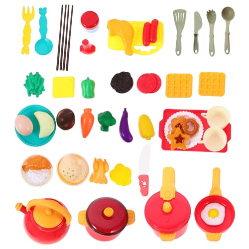 JOINPAYA 49 Teile/Satz Kinder Küche Spielzeug Set Kochgeschirr Spielzeug Simulation Mahlzeiten Besteck Spielzeug JOINPAYA 49 Teile/Satz Kinder Küche Spielzeug Set Kochgeschirr Spielzeug Simulation Mahlzeiten Besteck Spielzeug von JOINPAYA