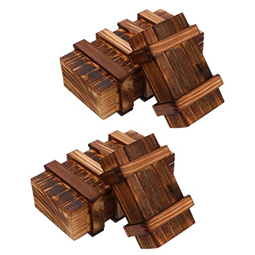 JOINPAYA 4Stücke Puzzle Boxen aus Holz Kreatives Problemlösungsfähigkeiten Aufbewahrung für Karten und Bargeld Perfektes JOINPAYA 4Stücke Puzzle Boxen aus Holz Kreatives Problemlösungsfähigkeiten Aufbewahrung für Karten und Bargeld Perfektes von JOINPAYA