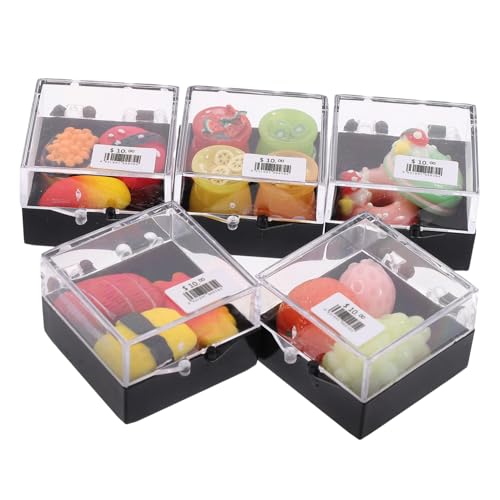 JOINPAYA 5 Boxen Mini Lebensmittelmodelle Ladenbedarf Foto Requisiten Gefälschtes Sushi Modell Gefälschtes Donut Modell Zur Ausstellung Marmeladenmodell Puppenhaus Lebensmitteldekor JOINPAYA 5 Boxen Mini Lebensmittelmodelle Ladenbedarf Foto Requisiten Gefälschtes Sushi Modell Gefälschtes Donut Modell Zur Ausstellung Marmeladenmodell Puppenhaus Lebensmitteldekor von JOINPAYA