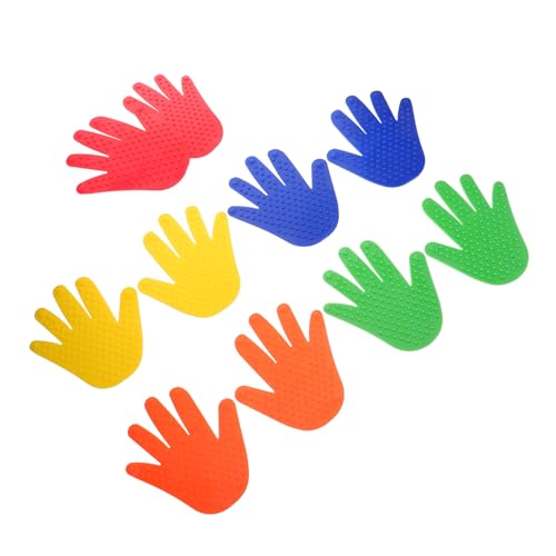 JOINPAYA 5 Paare Bodenmarkierungen für Erwachsene Hand und Fußabdruck Sensory Mats für Vorschule und Schule für Koordinationstraining und Sensorische Fähigkeiten Langlebig und Sicher der JOINPAYA 5 Paare Bodenmarkierungen für Erwachsene Hand und Fußabdruck Sensory Mats für Vorschule und Schule für Koordinationstraining und Sensorische Fähigkeiten Langlebig und Sicher der von JOINPAYA