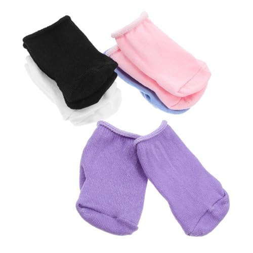 JOINPAYA 5 Puppensocken Puppenkleidung So Tun Als Ob Puppe Zubehör Mini-socken Socken Für Puppe Spielzeugsocken Socken Puppenzubehör Puppen-Foto-Requisiten Polyester von JOINPAYA