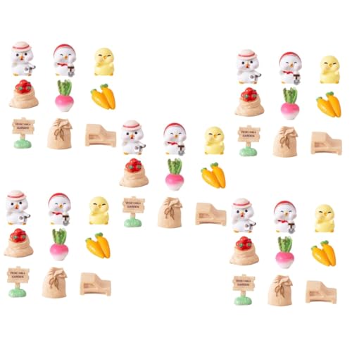 JOINPAYA 5 Sätze Mini-hühnerfiguren Miniaturen Hühnchenspielzeug Dorf Winzige Hühnerdekorationen Kleine Kükenskulpturen Küken-modellierungsornamente Harz 9 Stücke * 5 JOINPAYA 5 Sätze Mini-hühnerfiguren Miniaturen Hühnchenspielzeug Dorf Winzige Hühnerdekorationen Kleine Kükenskulpturen Küken-modellierungsornamente Harz 9 Stücke * 5 von JOINPAYA