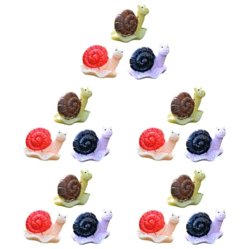 JOINPAYA 5 Sätze Schneckenfiguren Realistische Simulation Von Schnecken Dekorative Tierfiguren Für Garten Und Party Lernspielzeug Kreativität Und Intelligenz 3 Stück * 5 JOINPAYA 5 Sätze Schneckenfiguren Realistische Simulation Von Schnecken Dekorative Tierfiguren Für Garten Und Party Lernspielzeug Kreativität Und Intelligenz 3 Stück * 5 von JOINPAYA