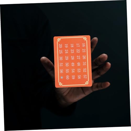 JOINPAYA 5 Sätze Telepathische Zahlenkarten Mental Tricks für Bühne Party Requisiten Gedankenlesen Telepathische Kartenspiele Mentale Vorhersage Spielzeuge JOINPAYA 5 Sätze Telepathische Zahlenkarten Mental Tricks für Bühne Party Requisiten Gedankenlesen Telepathische Kartenspiele Mentale Vorhersage Spielzeuge von JOINPAYA