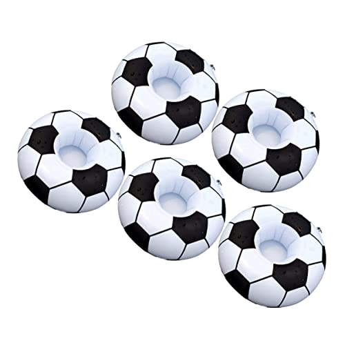 JOINPAYA 5 Stück Aufblasbarer Fußball Getränkehalter Set Schwimmender Drink Cup Holder für Strandfeiern und Tropische Veranstaltungen aus Robustem PVC Einfach zu Verwenden Wiederverwendbar JOINPAYA 5 Stück Aufblasbarer Fußball Getränkehalter Set Schwimmender Drink Cup Holder für Strandfeiern und Tropische Veranstaltungen aus Robustem PVC Einfach zu Verwenden Wiederverwendbar von JOINPAYA
