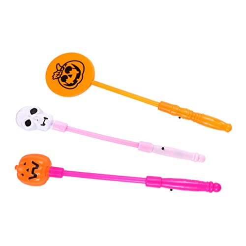 JOINPAYA 5 Stück Halloween-Leuchtstab The Hallow Halloween mitgebsel pumuckel Tonie fluoreszierend squaschschlaeger süsswaren susigkeiten Schüttelstab Leuchtend leuchtender Stab Plastik von JOINPAYA