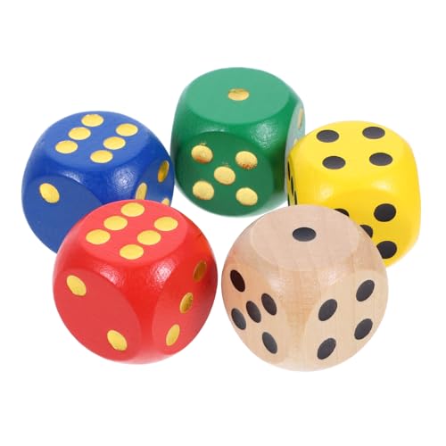 JOINPAYA 6-seitige Holzwürfel Zum Wortaufbau Und Lernen – Tragbares Spielwürfelset Für Kinder Klassenzimmer Und Veranstaltungen von JOINPAYA