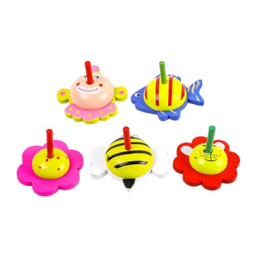 JOINPAYA 5 Stück Kreisel kinderspielzeug interaktives zabawki stymulujące rozwój spielzeuge für Top- Holz-Gyroskop- Partygeschenk hölzern JOINPAYA 5 Stück Kreisel kinderspielzeug interaktives zabawki stymulujące rozwój spielzeuge für Top- Holz-Gyroskop- Partygeschenk hölzern von JOINPAYA