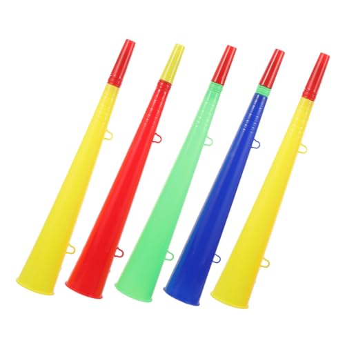JOINPAYA 5 Stück Lautsprecher aus Kunststoff für Sportveranstaltungen sportlich Party Abschluss Stadion Hörner noise maker noisemaker Hornspielzeug Fußballjubelspielzeug Spiel Horn Plastik von JOINPAYA