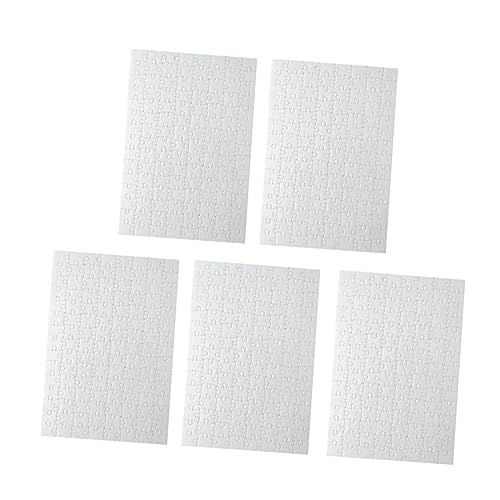 JOINPAYA 5 Stück Leere Puzzles Puzzle aus leerem Papier Rätsel malen Leere Rätsel Weiß JOINPAYA 5 Stück Leere Puzzles Puzzle aus leerem Papier Rätsel malen Leere Rätsel Weiß von JOINPAYA