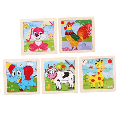JOINPAYA 5 Stück Lernspielzeug Kinderpuzzles Kinderspielzeug Kinderpuzzles Holzpuzzlespielzeug Lustiges Puzzlespielzeug Kinderholzspielzeug Cartoon Tierpuzzlespielzeug JOINPAYA 5 Stück Lernspielzeug Kinderpuzzles Kinderspielzeug Kinderpuzzles Holzpuzzlespielzeug Lustiges Puzzlespielzeug Kinderholzspielzeug Cartoon Tierpuzzlespielzeug von JOINPAYA