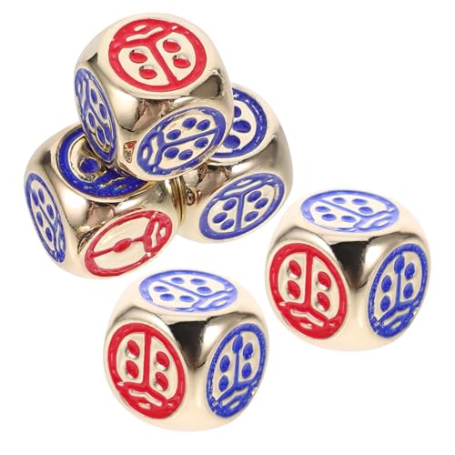 JOINPAYA Marienkäfer-würfel Aus Metall 5er-Pack 16 Mm Größe Sicher Und Für Brettspiele Und Partys von JOINPAYA