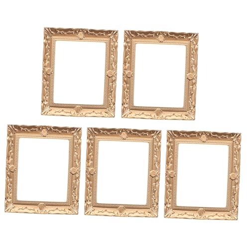 JOINPAYA 5stücke Teiliges Miniatur Vintage Bilderrahmen Resin Für Und Dekoration Antike Kleine Fotorahmen Für Kreative -projekte Und Sammler von JOINPAYA