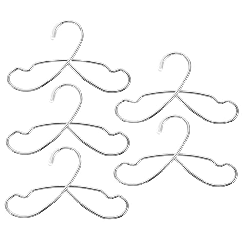 JOINPAYA 5 Stück Puppenaufhänger kleiderbügel für puppenkleidung puppenkleiderbügel Miniatur Mini-Kleiderbügel Zubehör Puppenkleiderhalter zum Aufhängen Puppenkleidung Rack Eisen Silver JOINPAYA 5 Stück Puppenaufhänger kleiderbügel für puppenkleidung puppenkleiderbügel Miniatur Mini-Kleiderbügel Zubehör Puppenkleiderhalter zum Aufhängen Puppenkleidung Rack Eisen Silver von JOINPAYA