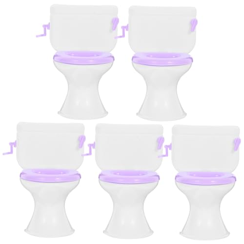 JOINPAYA 5 Stück Puppentoilettenspielzeug Mini Möbel Spielzeugtoilette Puppenhaus Toilettensitz Mini Toilettenspielzeug Puppenhauszubehör Babypuppen Töpfchen Puppenhausmöbel Mini JOINPAYA 5 Stück Puppentoilettenspielzeug Mini Möbel Spielzeugtoilette Puppenhaus Toilettensitz Mini Toilettenspielzeug Puppenhauszubehör Babypuppen Töpfchen Puppenhausmöbel Mini von JOINPAYA