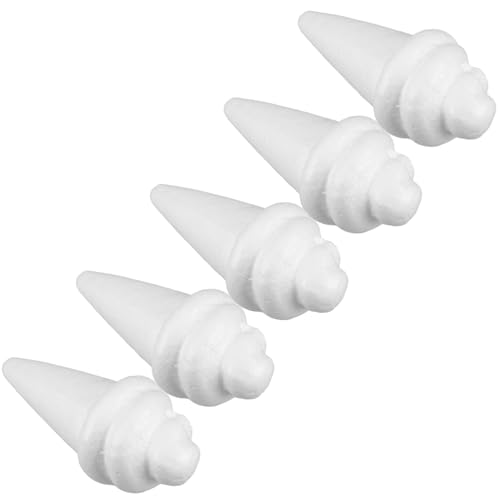 JOINPAYA Weiße Schaumstoff-Eiscreme-Modelle Für Kinder Bastelset Realistische Künstliche Eistüten Für Spielsets von JOINPAYA