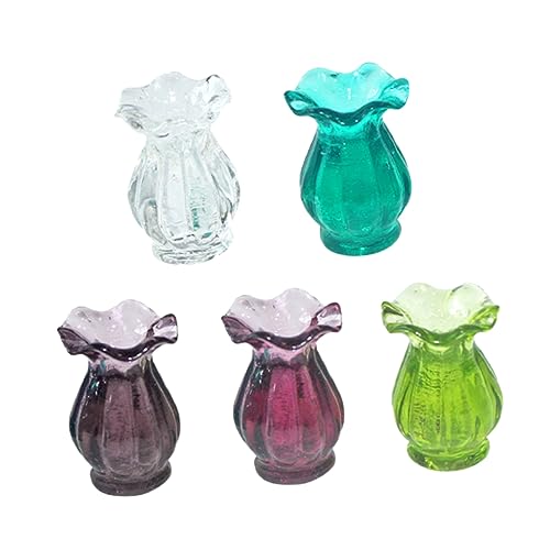 JOINPAYA 5 Stück Mini-Spielzeug Für Kinder Spielhaus-zubehör Realistische Mini-simulationsvase Fake-vase-Ornament Dekorative Vase JOINPAYA 5 Stück Mini-Spielzeug Für Kinder Spielhaus-zubehör Realistische Mini-simulationsvase Fake-vase-Ornament Dekorative Vase von JOINPAYA