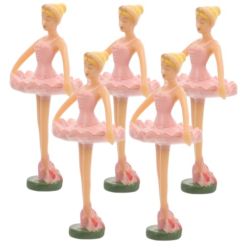 JOINPAYA 5 Stück Teiliges Balletttänzer Dekorationen Musikbox Puppen mit Elegantem Rock Prinzessin Figurine als Musikbox Zubehör und für Sammler und von JOINPAYA