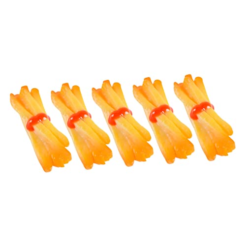JOINPAYA 5 Stück Teiliges Fake Food Realistische Französische Frites für Rollenspiele Küchen Dekoration und Fotorequisiten Sicher und Geruchlos für Partys JOINPAYA 5 Stück Teiliges Fake Food Realistische Französische Frites für Rollenspiele Küchen Dekoration und Fotorequisiten Sicher und Geruchlos für Partys von JOINPAYA